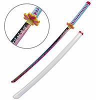 Katana japonais de 104 cm à démonter, couteau de samouraï, modèle d'épée Demon Slayer pour cosplay