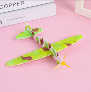 Vente en gros <span class=keywords><strong>pas</strong></span> <span class=keywords><strong>cher</strong></span> DIY EVA Foam Flying Plane Toy Outdoor Kids Airplane Structure - Product Image 4