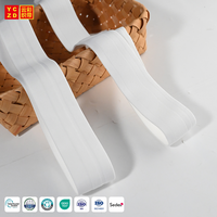 Fabricant de bandes élastiques en gros, OEM, bande élastique de bordure, ruban élastique tissé personnalisé avec logo, pour vêtements