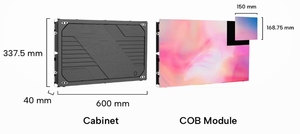 Commercial All-in-One 108" COB LED <b>TV</b> Screen <b>Mobile</b> Conference Display with Superior Image Quality Hiseeview 1920HZ/3840HZ - Product Image 3