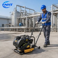Compacteur à plaque vibrante 15kN HT-90, fréquence de vibration 48Hz, équipement de compactage de sol autoporté