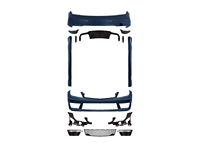 Nouvel ensemble complet pour Mercedes Classe C W204 2007-2014 : Kit carrosserie, pare-chocs avant/arrière, calandre, jupes latérales – Ajustement universel 100 % parfait