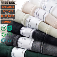 T-shirt personnalisé à épaules tombantes, 300 grammes, 100% coton tricoté, épais, coupe oversize, uni, décontracté, impression numérique