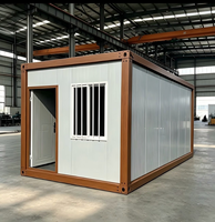 Maison modulaire portable en conteneur, maison en conteneur d'expédition, bâtiment préfabriqué en conteneur pour usage résidentiel et commercial