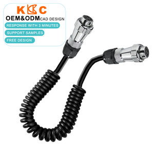 Cable de Extensión para Cámara de Visión Trasera de Remolque/Caravana, Sistema de Video con Conector AV de 4 Pines, Cable de Alimentación para CCTV - Product Image 1