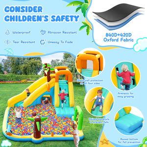 Château gonflable pour enfants FBSPORT, châteaux gonflables et toboggans aquatiques <span class=keywords><strong>pas</strong></span> chers, équipement de terrain de jeu intérieur pour enfants - Product Image 6