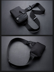 Nuevo bolso deportivo para el pecho, mochila cruzada pequeña para <span class=keywords><strong>hombre</strong></span>, bolso cruzado frontal para mujer, <span class=keywords><strong>riñonera</strong></span> para teléfono móvil - Product Image 5