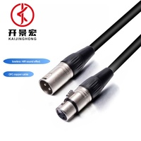 Cables macho y hembra XLR confiables de larga duración codificados por colores de venta de fábrica de alta calidad