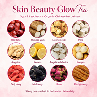 Thé aux herbes MWTEA à la rose, 21 sachets de 3g, sans sucre ajouté, infusion naturelle de fleurs de rose séchées, thé pour la santé quotidienne des femmes, thé en sachet