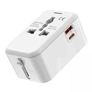 Travel <strong>Adapter</strong> US UK AU EU Universal PD 20W Fast <strong>Charger</strong> with 1 Usb 1 Type c Socket Extension Multi Plug <strong>Charger</strong> Power <strong>Adapter</strong> - Product Image 2