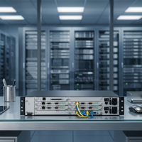 Serveur VoIP SIP IP PBX d'entreprise UScale X1960 pour 1000 utilisateurs, passerelle hybride analogique-numérique avec conférence 30 voies, sortie de ligne analogique, version usine