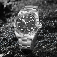 Pour LOBINNI dernière montre pour hommes entièrement automatique Seiko Young pour montre patron bracelet en acier inoxydable Logo de Style d'affaires classique