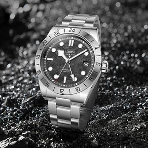 Pour LOBINNI dernière <span class=keywords><strong>montre</strong></span> pour hommes entièrement automatique Seiko Young pour <span class=keywords><strong>montre</strong></span> patron bracelet en acier inoxydable Logo de Style d'affaires classique - Product Image 6