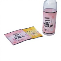 Étiquettes en film thermorétractable en plastique durable imprimées en héliogravure avec logos, formes personnalisées, adaptées à l'emballage des boissons