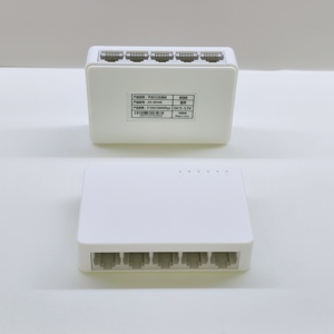 สวิตช์อีเธอร์เน็ตแบบไม่ต้องจัดการ 5 พอร์ต 1000Mbps แบบเสียบแล้วใช้งานได้ทันที ฮับเครือข่าย ตัวแยกสัญญาณอีเธอร์เน็ต สวิตช์เครือข่ายแบบตั้งโต๊ะ - Product Image 5