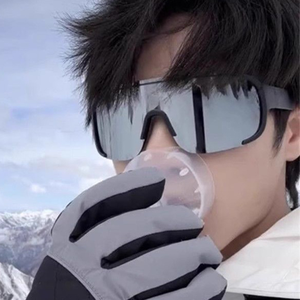 Lunettes <span class=keywords><strong>de</strong></span> sport unisexes surdimensionnées en gros, monture en PC, protection UV400, cyclisme, <span class=keywords><strong>ski</strong></span>, alpinisme, lunettes coupe-vent - Product Image 3
