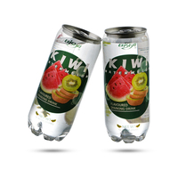 Boisson gazeuse Elisha 350 ml, saveur kiwi naturelle, pH 3,0, Brix 3,6 %