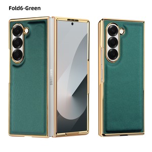 เคสกันกระแทกหน้าจอพับได้สำหรับ Samsung ZFold6/5/4/3 ลด 80% เคสโทรศัพท์หนังแบบมินิมอล สไตล์อินเทรนด์ - Product Image 6