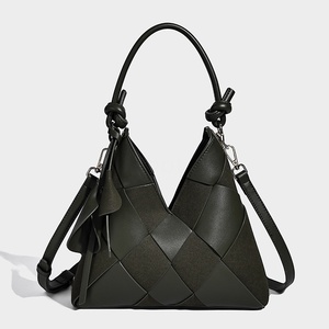 2026高品质定制复古奢华手袋编织PU皮革流浪包设计师女式单肩包 - Product Image 6