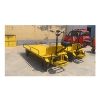 Carro equipaje Coche plano eléctrico Transpaleta eléctrica Batería de 4 ruedas Carro mejor precio 1 tonelada