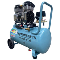 Compresseur d'air à piston silencieux sans huile YiBang portable 800W 60L/min 8 bars avec réservoir de 10L 220V 50Hz monophasé