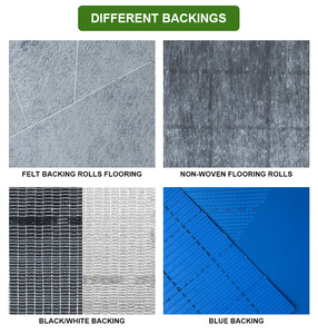 Giá Rẻ Giá thương mại sàn CuộN đá cẩm thạch không thấm nước trắng Gỗ linoleum Laminate nhựa PVC trong suốt Sàn Vinyl CuộN - Product Image 6