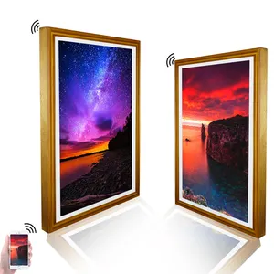 Usingwin 32 inch digital photo frame download video playback mp4 digital smart art frame