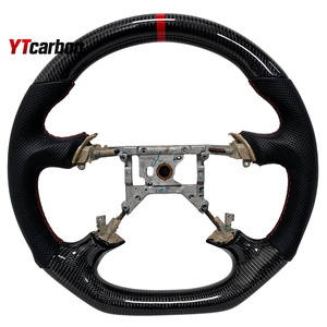Volante de Fibra de Carbono Real Personalizado Estilo Racing YTcarbon para Seville SLS STS 92-97, Accesorios Interiores para Auto - Product Image 2