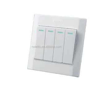 16 A four Gang one Way Wall Switch