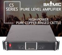 Amplificateur de puissance numérique professionnel 2U 250*2W CS1400 série CS