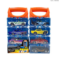 4PCS de haute qualité shantou Toy Metal Premium 1:64 Mini métal petit jouet en alliage moulé sous pression modèle de voiture avec boîte portable