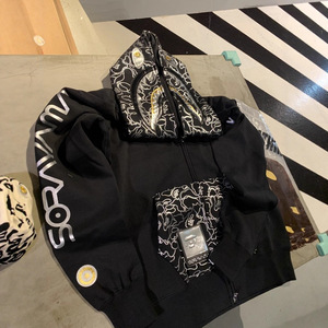 Nouveau Manteau Cardigan à Capuche Zippé en Coton Camouflage Double Capuche Or Riche pour <span class=keywords><strong>Streetwear</strong></span>, Vente en Gros Transfrontalière 2026 - Product Image 4