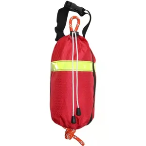 NiuFuRui UV耐性水緊急ライフガード水探索およびレスキュースローラインロープバッグ/レスキュースローバッグ30m 10mm