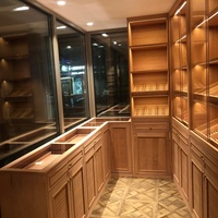 ROYAL METAL Pendingin Cerutu Stainless Steel Humidor Kontrol Suhu dan Kelembapan Dua Zona Kapasitas 448L Layar Digital