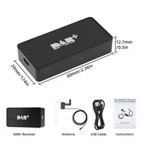Antenne radio DAB+ pour voiture, récepteur DAB, lecteur radio numérique, boîtier radio numérique pour Android, interface USB, autoradio stéréo, connexion facile