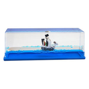 Liquid Wave bateau flottant océan bleu presse-papier liquide papeterie pour cadeau de festival - Product Image 5