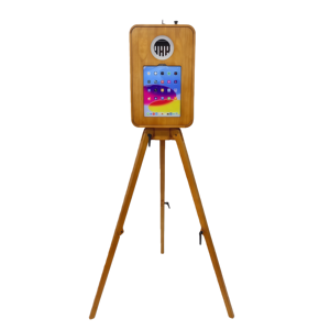 Photomaton en bois double face, disponible en finition bois de rose personnalisée, compatible avec divers <span class=keywords><strong>iPad</strong></span> et appareils photo numériques - Product Image 2