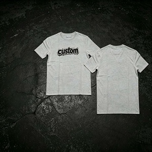 Camiseta Personalizada de Manga Corta para Hombre con Estampado de Letras, Cuello Redondo, Estilo Casual, Oversize, de Algodón, Estilo Urbano - Product Image 1