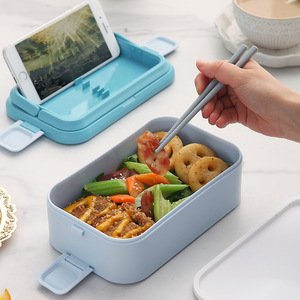 กล่องข้าวสแตนเลสขนาดใหญ่2300มล. <span class=keywords><strong>3</strong></span>ชั้นวางซ้อนกันได้พร้อมที่จับภาชนะเก็บอาหารฝาพลาสติกสำหรับใช้ในบ้าน - Product Image 5