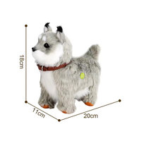 Jouet en peluche électrique interactif pour enfants : chien mignon avec sons, musique et mouvements, idéal pour le jeu d'imitation à la maison