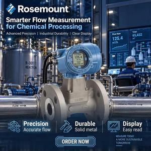 Débitmètre Rosemount 8600 pour applications de fluides propres et utilitaires, débitmètre haute précision - Product Image 4