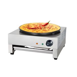 Machine à crêpes électrique professionnelle en acier inoxydable 3000W à plaque unique, revêtement antiadhésif rotatif, prix usine - Product Image 1