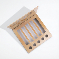 Boîte de présentation de comptoir en carton ondulé avec impression couleur or de qualité supérieure pour parfum