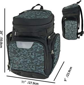 Échantillon Gratuit : Sac à Dos de Sport Personnalisé Haut de Gamme en Cuir Véritable, Imperméable, avec Panneau Solaire, Grande Capacité, pour Voyage - Product Image 5