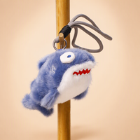 En gros, Pendentif en peluche mignon d'animaux marins : Phoque, Homard, Crabe, Orca, Requin, Étoile de mer, Poulpe, Jouet en peluche d'animal marin pour cadeau