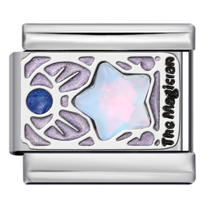 Serie de Tarot de acero inoxidable, accesorios colgantes de módulo italiano, cadena de correa de empalme elástica de goteo de soldadura DIY - Product Image 3