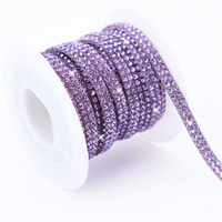 Bande de strass autocollante super brillante, ruban de cristal pour la décoration intérieure de voiture, garniture diamantée étincelante pour le bricolage