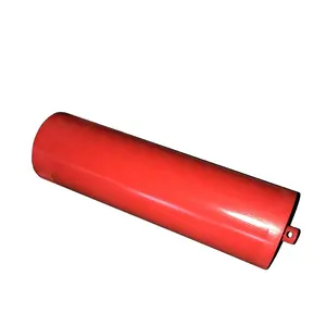 Belt Conveyor Carrier Roller Idler Rubber Cover Conveyor Roller Drive Pulley