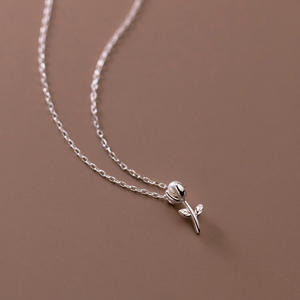 Collar en Forma de Y de Plata S925, Edición Coreana, Simple, con Cuentas de Perlas Ligeras, Colgante de Moda, Collares Personalizables con Perlas Sintéticas - Product Image 2