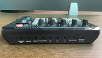 Carte son F998, table de mixage audio, interface audio pour podcast, avec effets de mixage DJ, changeur de voix avec effets sonores pour karaoké